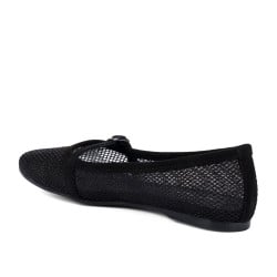 Ballerines femme 1369 noir combiné