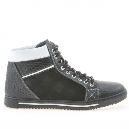 Bottes hommes 467 noir+blanc