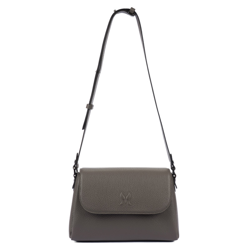 Sac à main pour femme porté épaule 040g 01 grège