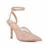 Sandales femme 1368 beige combiné