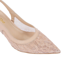 Sandales femme 1368 beige combiné