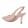 Sandales femme 1368 beige combiné