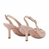 Sandales femme 1368 beige combiné