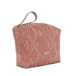 Sac à main pour femme 213g motif rose combiné
