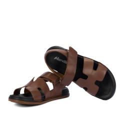 Sandales homme 368 café