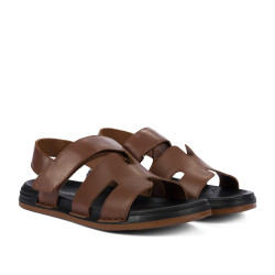 Sandales homme 368 café