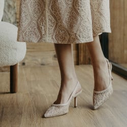 Sandales femme 1368 beige combiné