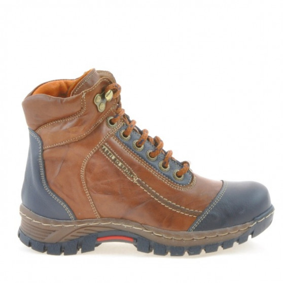 Bottines enfants 3219 marron+indigo Bottines enfants 3219 marron+indigo