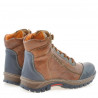 Bottines enfants 3219 marron+indigo