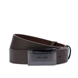 Ceinture homme 52b marron foncé