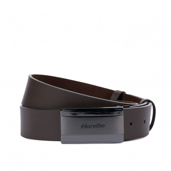 Ceinture homme 52b marron foncé