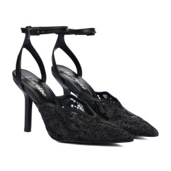 Sandales femme 1370 noir combiné
