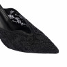 Sandales femme 1370 noir combiné