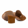 Sandales femme 1367 velours camel