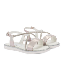 Sandales enfants 541 blanc combiné