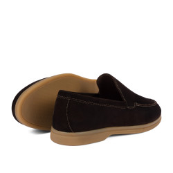 Mocassins homme 980 velours cacao