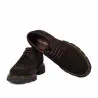 Chaussures décontractées homme 989 café velours