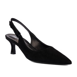 Sandales femme 1338 noir velours