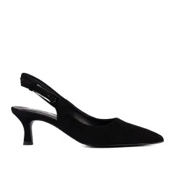 Sandales femme 1338 noir velours