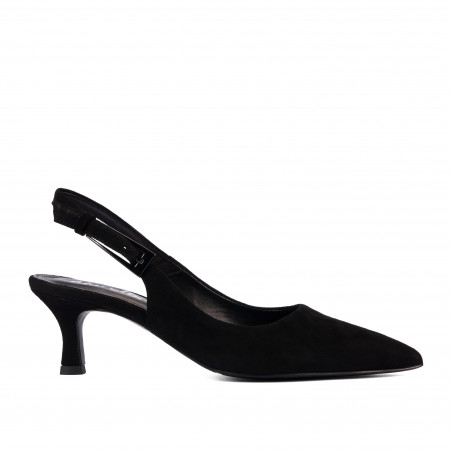 Sandales femme 1338 noir velours