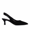 Sandales femme 1338 noir velours