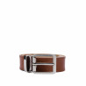 Ceinture femme 26mc marron saffiano