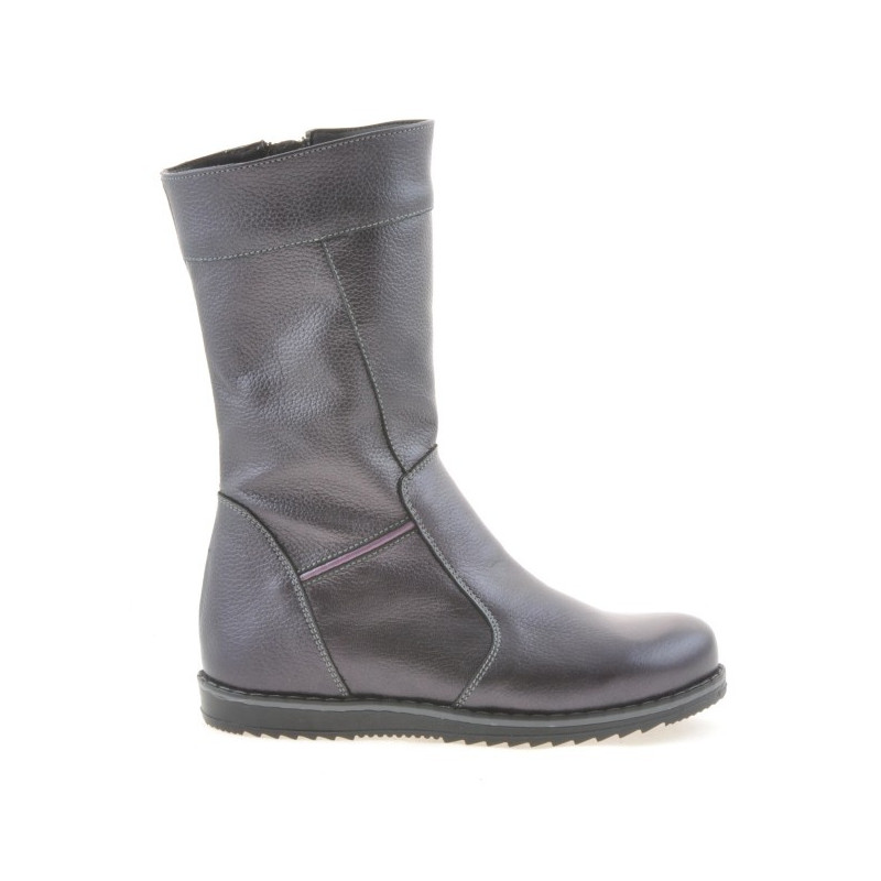 Bottes enfants 3212 violet nacré