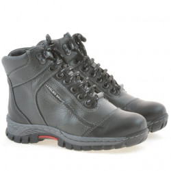 Bottes enfants 3219 noir+gris