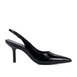 Sandales femme 1328 vernis noir