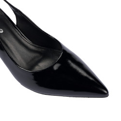 Sandales femme 1328 vernis noir