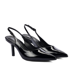Sandales femme 1328 vernis noir