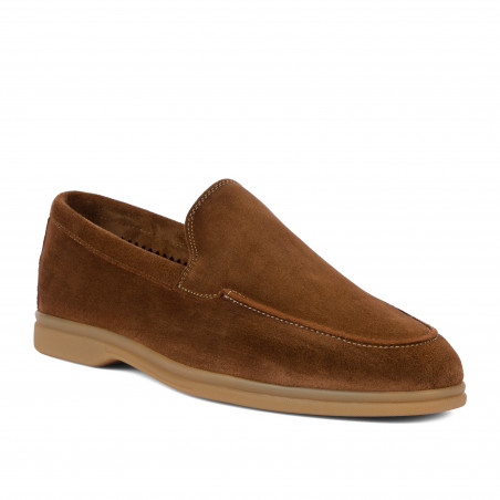 Mocassins homme 980 velours marron