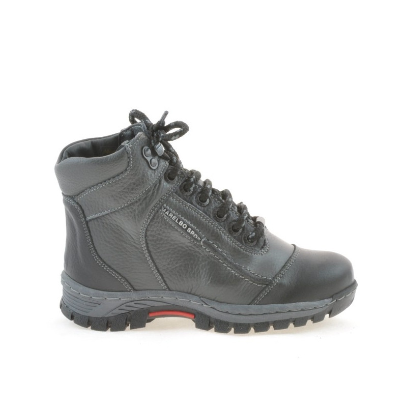 Bottes enfants 3219 noir+gris