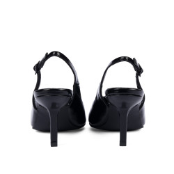 Sandales femme 1328 vernis noir