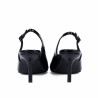 Sandales femme 1328 vernis noir