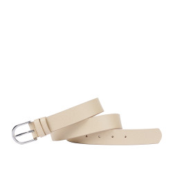Ceinture femme 43-1m beige saffiano