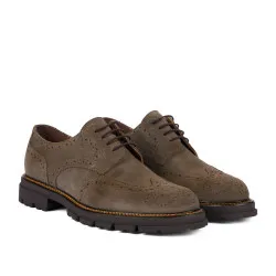 Chaussures casual homme 989 velours sable