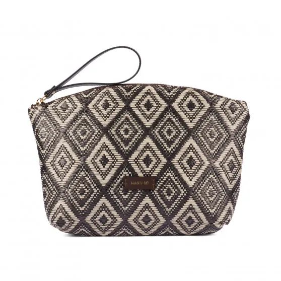 Sac à main pour femme 213g raphia cacao