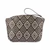 Sac à main pour femme 213g raphia cacao