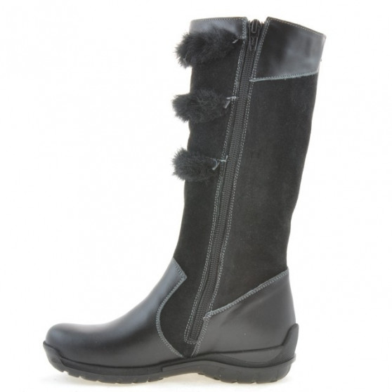 Bottes enfants 3205 noir combiné