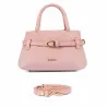 Sac à main femme 056g camoscio rose bébé