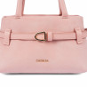 Sac à main femme 056g camoscio rose bébé