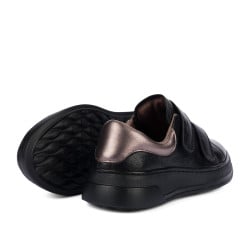Baskets femme 6008-1sc noir combiné