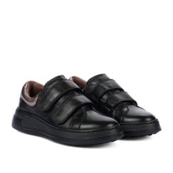 Baskets femme 6008-1sc noir combiné