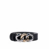 Ceinture femme 47m noir estampé