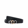 Ceinture femme 47m noir estampé