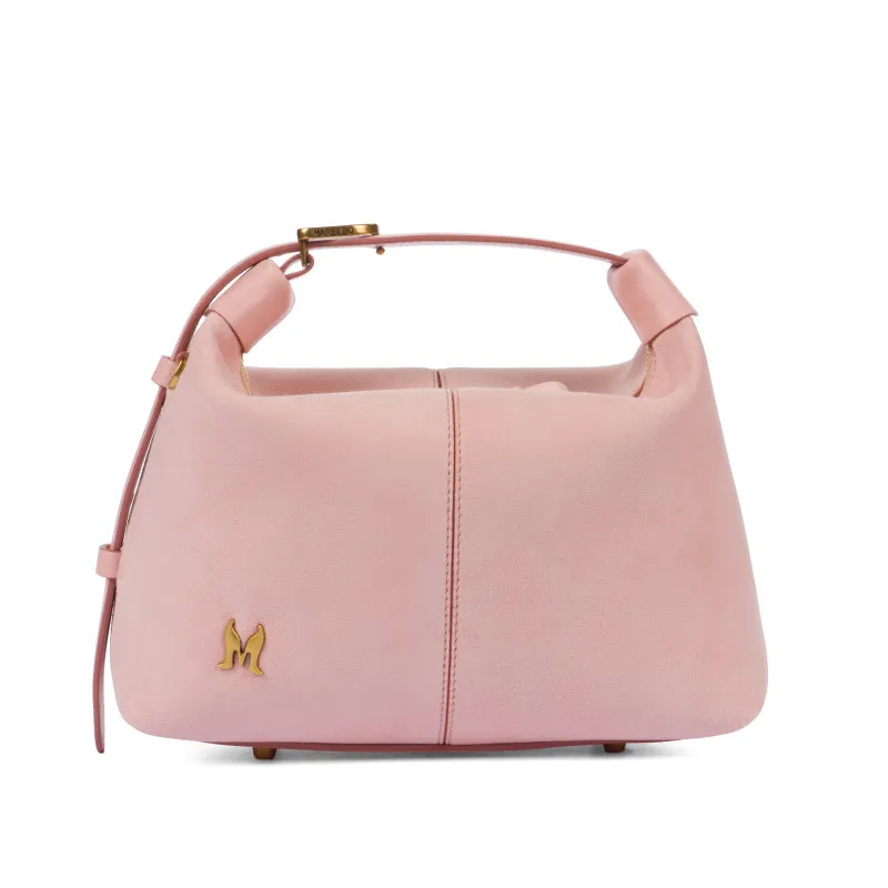 Sac à main pour femme 037g camoscio rose bébé