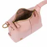 Sac à main pour femme 037g camoscio rose bébé