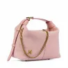 Sac à main pour femme 037g camoscio rose bébé