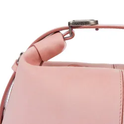 Sac à main pour femme 037-1g 01 daim rose bébé
